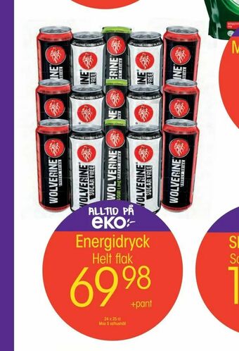 EKO Energidryck erbjuda