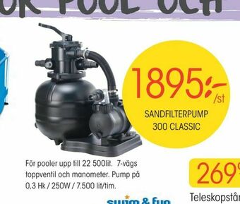 EKO Sandfilterpump 300 classic erbjuda