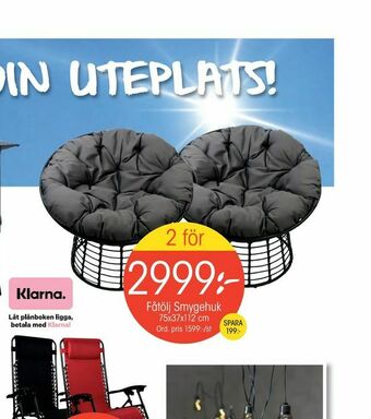 EKO Fåtölj Smygehuk erbjuda