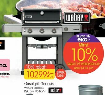 EKO Gasolgrill Genesis II erbjuda