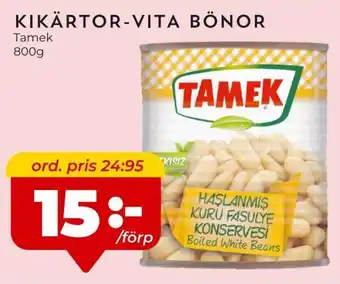 Matrix Butikerna Tamek Kikärtor-Vita Bönor erbjuda