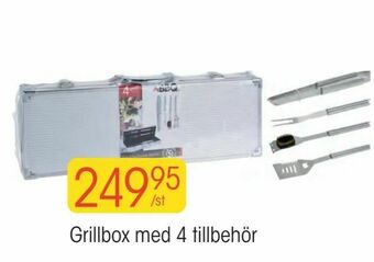 EKO Grillbox med 4 tillbehör erbjuda