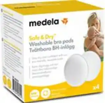 Apoteket Medela bh-inlägg tvättbara, 4 st erbjuda