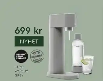 Electrolux Home Kolsyremaskin mysoda woody grey mwd002f-mge erbjuda