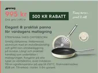 Electrolux Home Stekpanna smeg ckff2801crm erbjuda