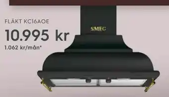 Electrolux Home Fläkt SMEG KC16AOE erbjuda