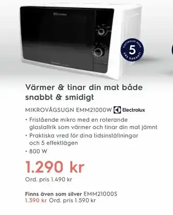 Mikrovågsugn emm21000w