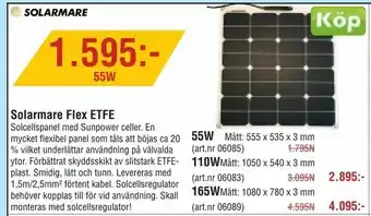 Erlandsons Brygga Solarmare Flex ETFE erbjuda