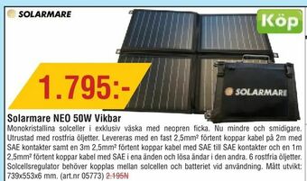 Solarmare NEO 50W Vikbar