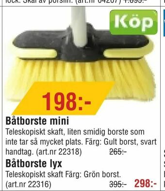 Erlandsons Brygga Båtborste mini erbjuda