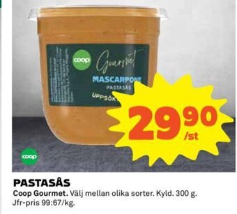 Coop Pastasås erbjuda