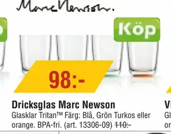 Dricksglas Marc Newson