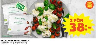 Coop Ekologisk Mozzarella erbjuda