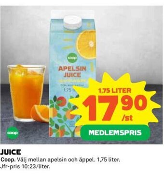 Coop Juice erbjuda