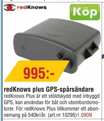 redKnows plus GPS-spårsändare