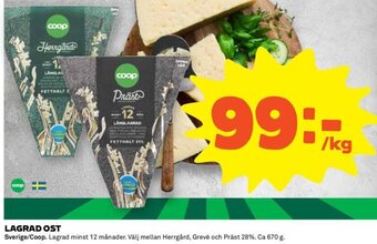 Coop Lagrad Ost erbjuda