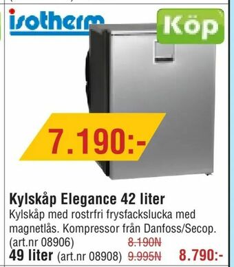 Erlandsons Brygga Kylskåp Elegance 42 liter erbjuda