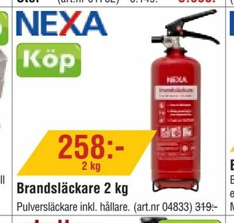 Erlandsons Brygga Brandsläckare 2 kg erbjuda