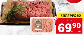 Lidl Färsk Blandfärs erbjuda