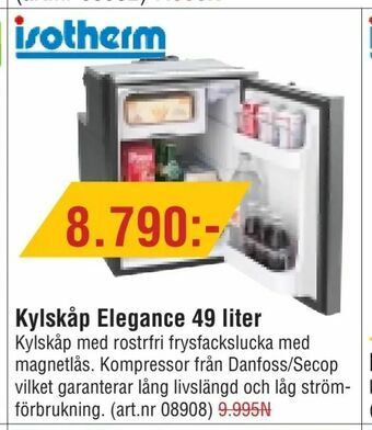 Erlandsons Brygga Kylskåp Elegance 49 liter erbjuda
