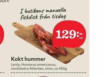 Hemköp Kokt hummer erbjuda