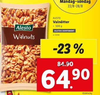 Lidl Valnötter erbjuda