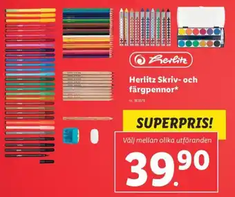 Herlitz Skriv-och Färgpennor