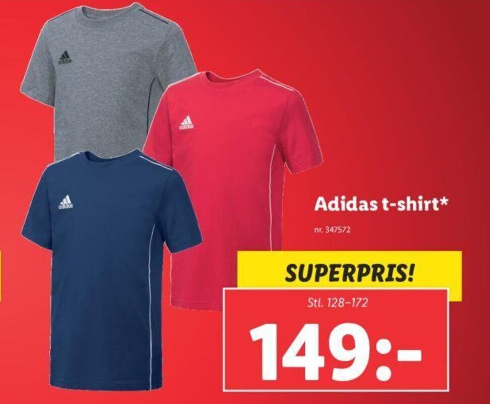 Adidas T-Shirt erbjudande hos Lidl