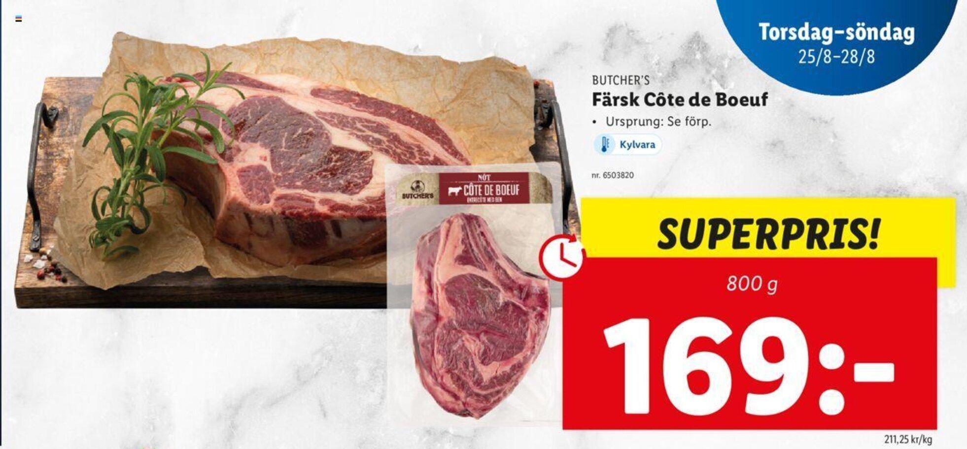 Färsk Côte de Boeuf erbjudande hos Lidl