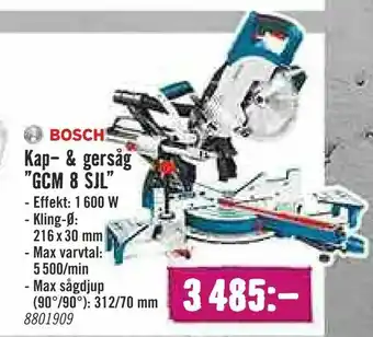 Hornbach Kap- & gersåg "GCM 8 SJL" erbjuda