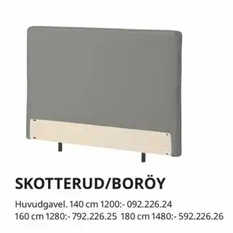 IKEA Skotterud/boröy erbjuda