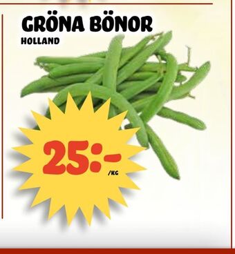 Nelins Gröna bönor erbjuda