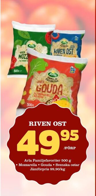 Nya Pulsen Riven ost erbjuda