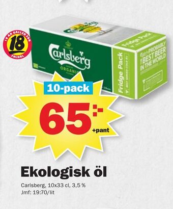 Pekås Ekologisk öl erbjuda