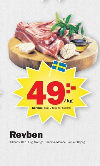 Pekås Revben erbjuda