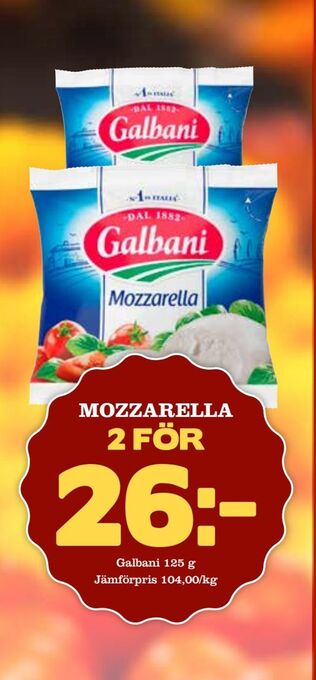 Nya Pulsen Mozzarella erbjuda