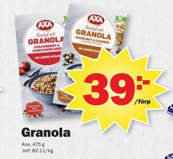 Pekås Granola erbjuda