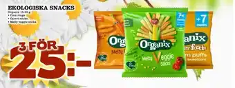 Prisma Mat Ekologiska snacks erbjuda