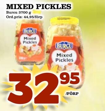 Supergrossen Mixed pickles erbjuda