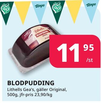 Tempo Blodpudding erbjuda