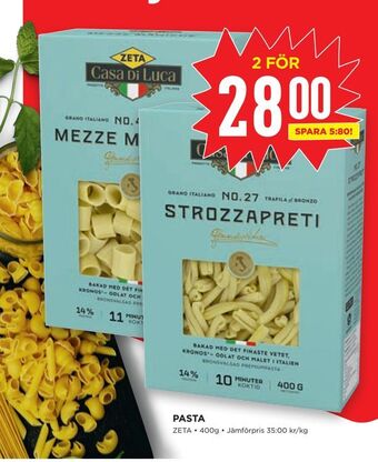 Willys Pasta erbjuda