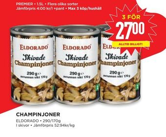 Willys Champinjoner erbjuda