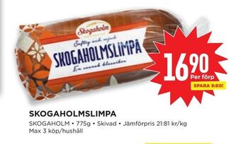 Willys Skogaholmslimpa erbjuda
