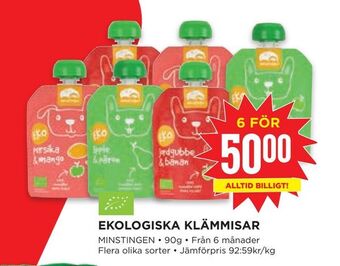 Willys Ekologiska klämmisar erbjuda