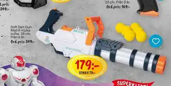 Soft dart gun