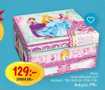 Skrin med stämplar och stickers