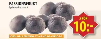 Matvärlden Tensta Passionsfrukt erbjuda