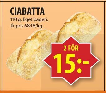 Matvärlden Tensta Ciabatta erbjuda