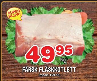 Nya Pulsen Färsk fläskkotlett erbjuda