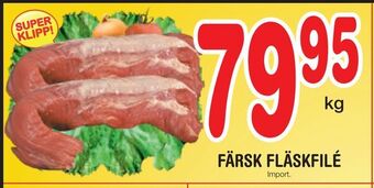 Nya Pulsen Färsk fläskfilé erbjuda